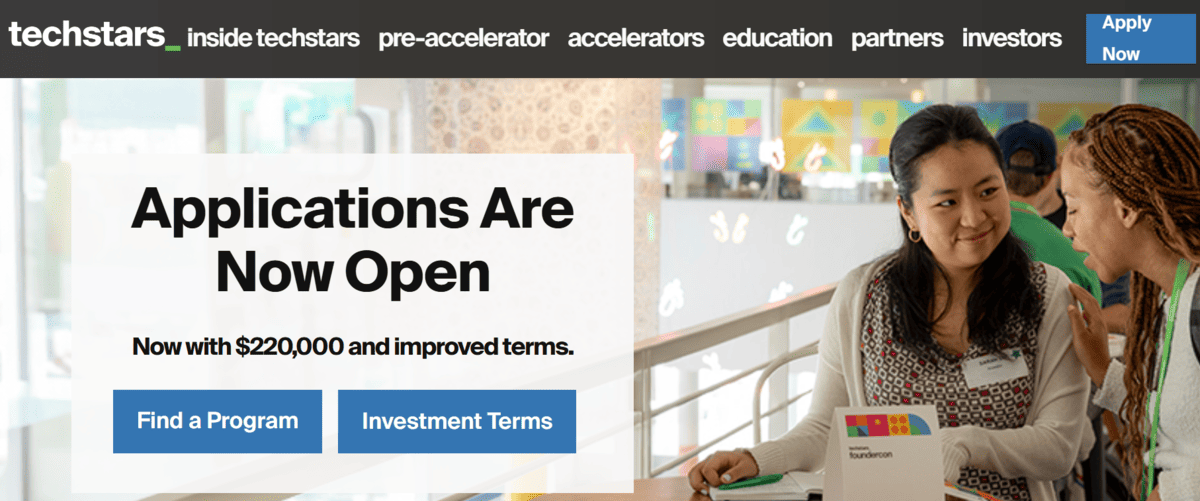 Photo: Techstars screenshot